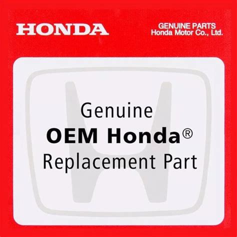 Oem Genuine For Honda Oil Filter Housing Adapter Gasket Valve Seal