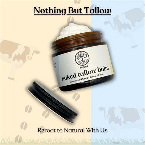 Handmade Naked Tallow Balm