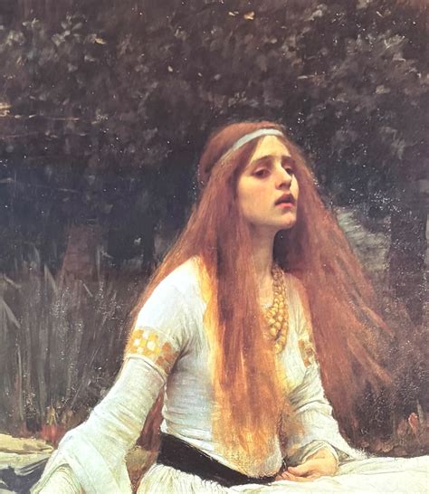 Lot John Waterhouse The Lady Of Shalott Old World Refinement