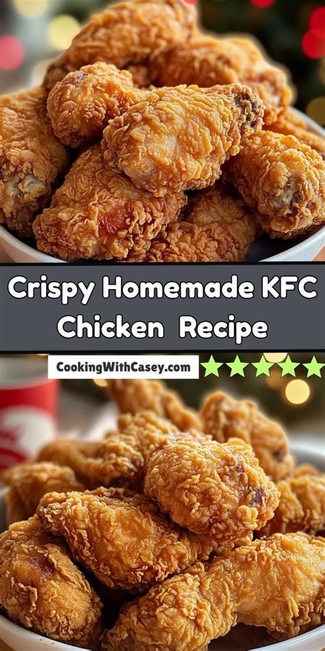 Homemade Kentucky Fried Chicken Recipe With Secret Spices Cooking