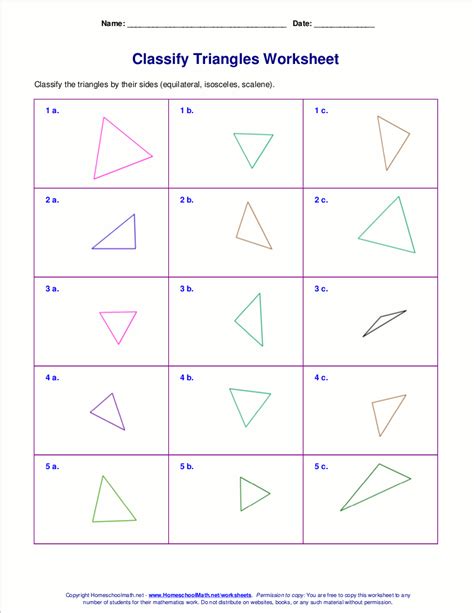 Angles Of Triangles Practice