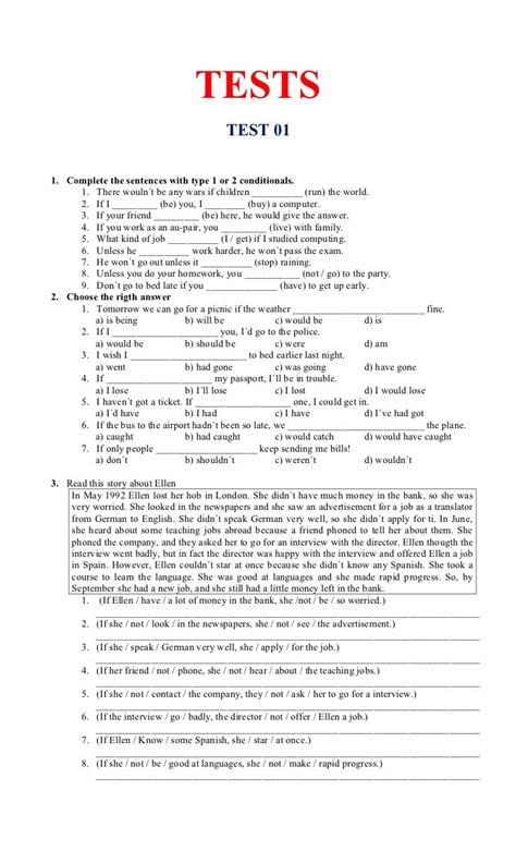 Grade 2 English Assessment Test Worksheets