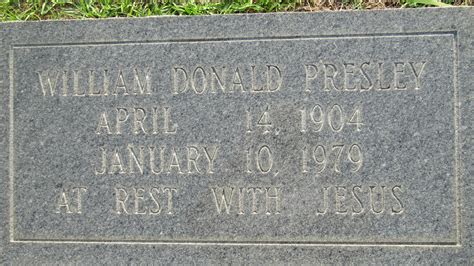 William Donald Pete Presley Find A Grave Memorial