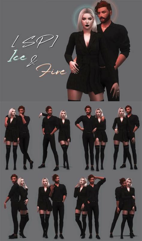 Sims 4 Ice Fire Pose The Sims Game