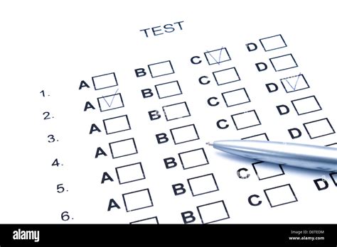 Choose answer form Cut Out Stock Images & Pictures - Alamy 