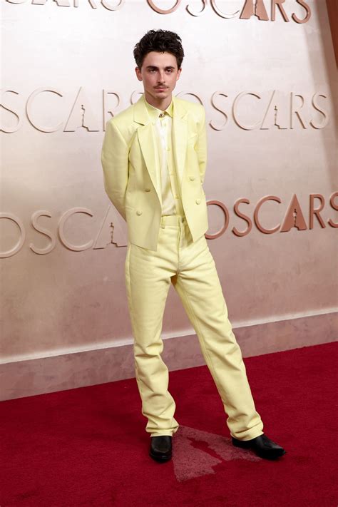 Timothée Chalamet en los Oscars 2025 domina el arte de vestirse como un