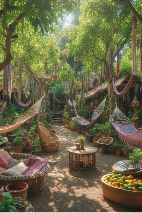 Hippie Garden Ideas For Your Outdoor Oasis Hippie Garden Backyard