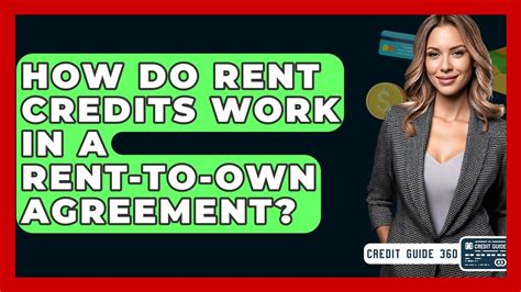 How Do Rent Credits Work In A Rent To Own Agreement CreditGuide360