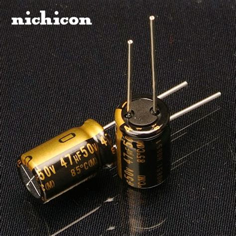 小白的生活工場 尼吉康 Nichicon 50V 47UF KZ MUSE系列音頻電容 蝦皮購物