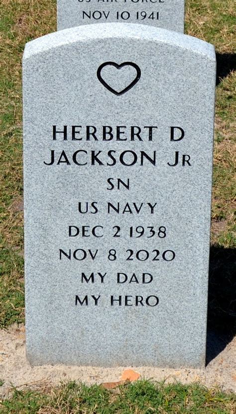 Herbert Davis Jackson Jr 1938 2020 Find A Grave Memorial