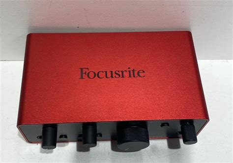 Interface Audio Focusrite Scarlett Solo Th Gen Instant Comptant