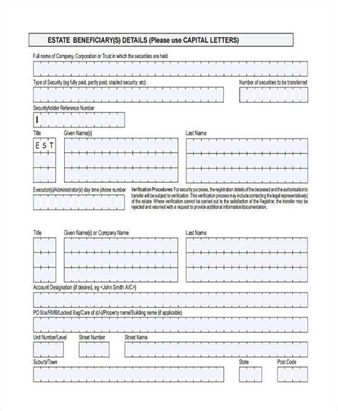 Sample Letter From Executor To Beneficiary