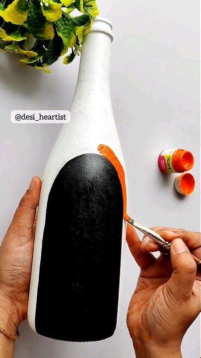 Bottle Art Design Dot Art On Glass Bottle Easy Bottle Painting