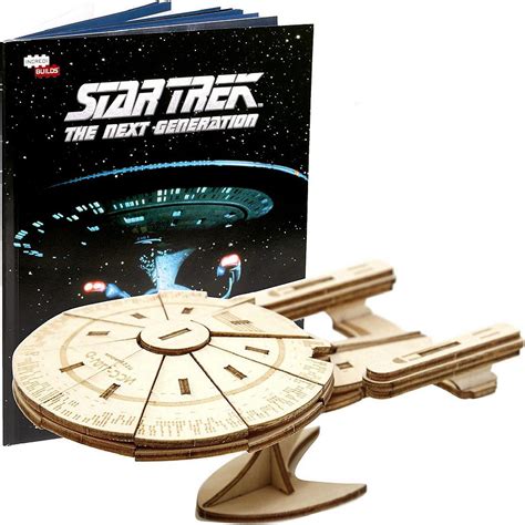 Star Trek The Next Generation Enterprise 3D Wood Puzzle Model Figure