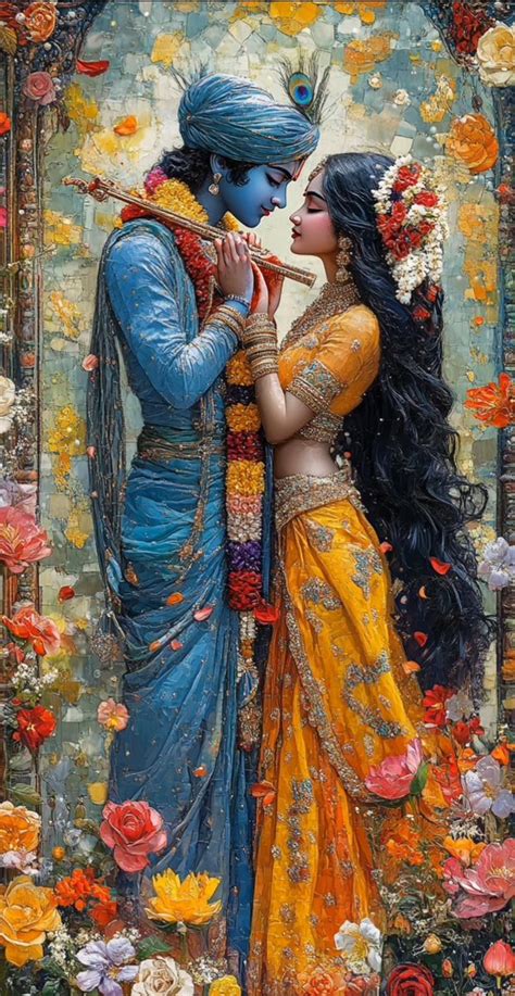 Pin By Ketan Darji On Hindu Art God Illustrations Krishna Radha