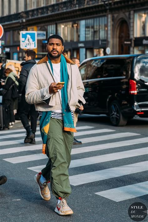 Paris Mens Fashion Week Fall 2020 Street Style Mark Anthony Green