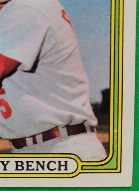 Topps Johnny Bench Cincinnati Reds Hof Ex Read Description