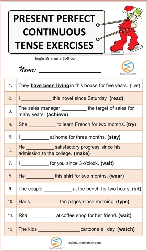 Present Perfect Past Tense Exercises