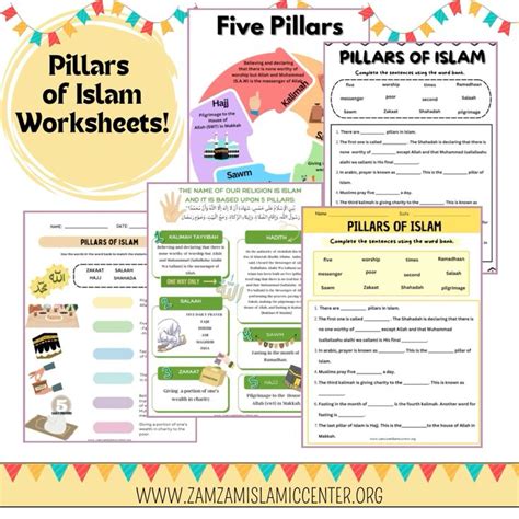 Five Pillars Of Islam Worksheets