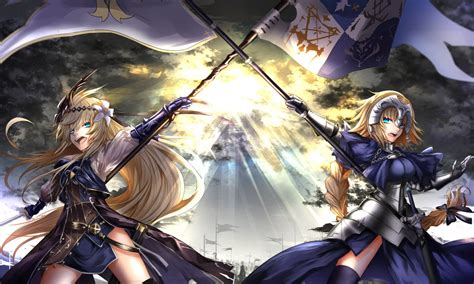 Jeanne D Arc Crossover Hd Wallpaper Granblue Fantasy Fate Series By