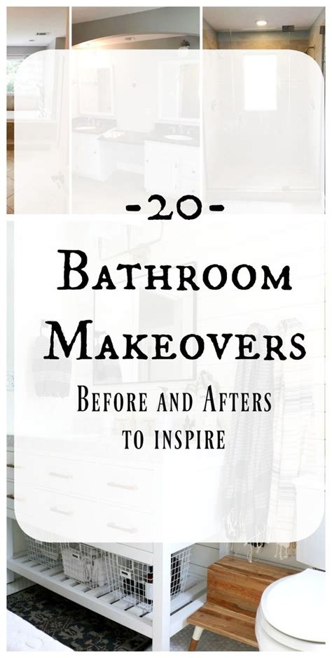 20 Bathroom Makeovers Before And Afters Nesting With Grace