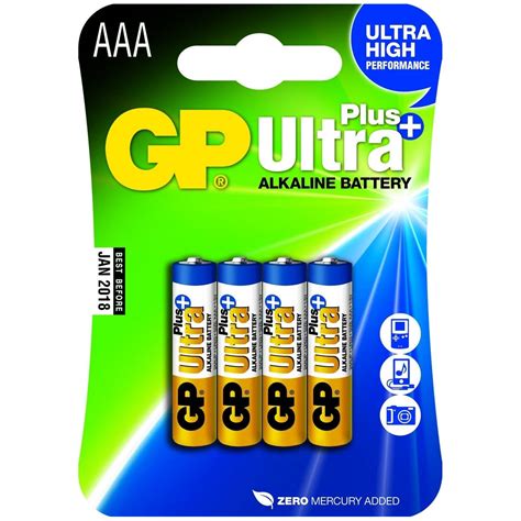 Gp Batteries Ultra Plus Alkaline Aaa Batterie Usage Unique Alcaline