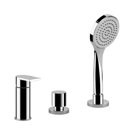 Gessi Emporio Via Manzoni Mélangeur bain douche 3 trous pour bec de