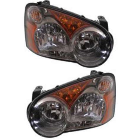 Jc Whitney Driver And Passenger Side Halogen Headlight With Bulb S