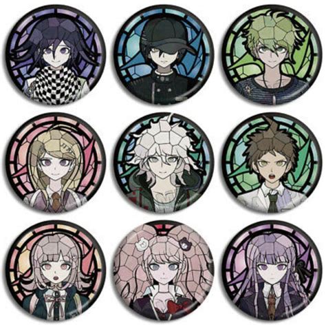 Danganronpa Glass Graph Art Paper Toys Template Danganronpa Merch