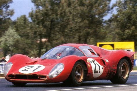 Vintage Ferrari P At Le Mans