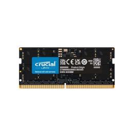 Crucial 8GB 5600MHz DDR5 SODIMM Laptop Memory Black