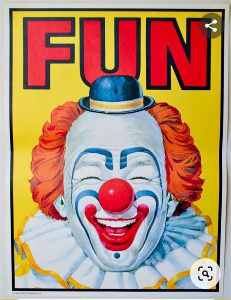 Circus Vintage Graphics Clip Art Poster Performer Clown Circus