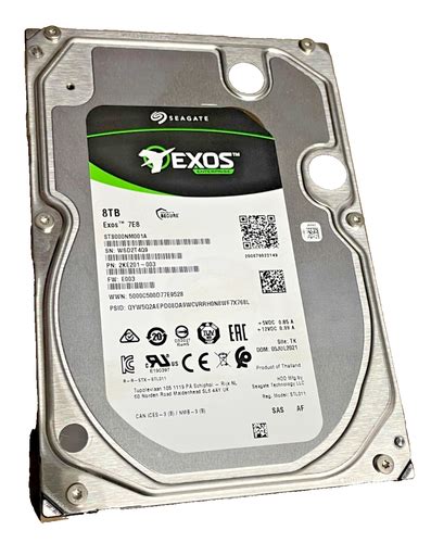 20PK 8TB EXOS 7E8 HDD 512E/4KN SAS (ST8000NM001A-20PK)