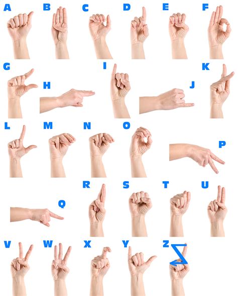 Asl Letter Printable Worksheets