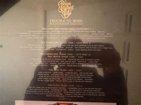 THE ALLMAN BROTHERS BAND TROUBLE NO MORE 50TH 10 LP SUPER DLX SET