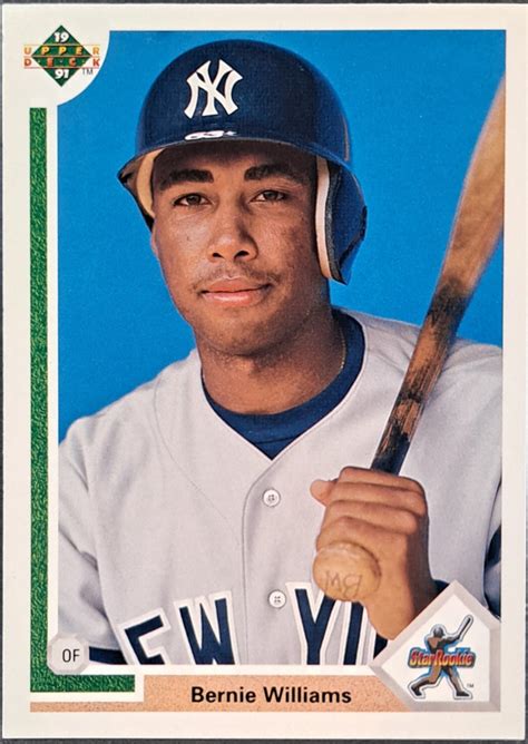 1991 Upper Deck Star Rookie 11 Bernie Williams EBay