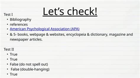 Bibliography References And Literature Cited In APA Format PPT