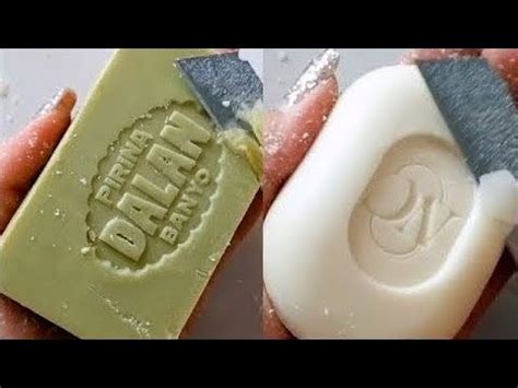 Dry Soap Carving ASMR Relaxing Sounds No Talking Satisfying ASMR