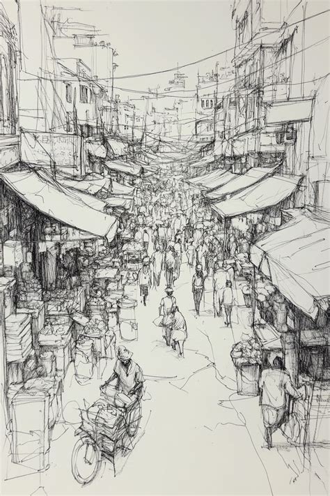 Explore Urban Inspiration: 17 Creative City Drawing Sketch Ideas ...