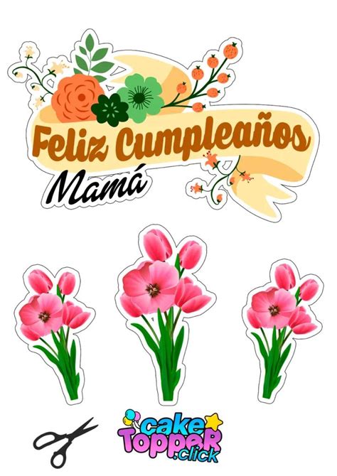 Cake Topper Feliz Cumpleaños Topper Cake toppers Feliz