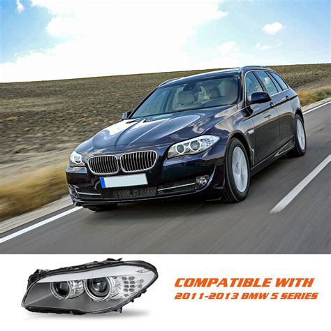 HID Headlight For 2009 2013 BMW 5 Series F10 Headlamp W O AFS Left