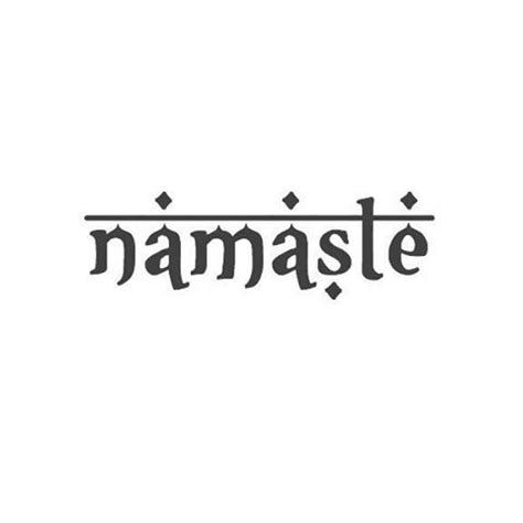 Namaste Yoga Inspiration Words