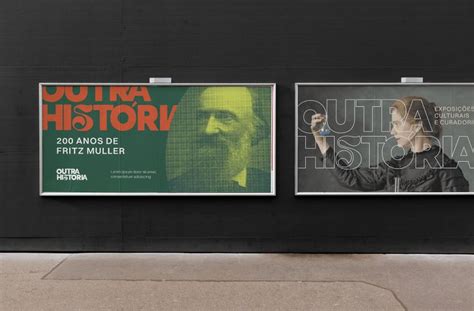 Outra Hist Ria On Behance Ui Design Inspiration Exhibition Design