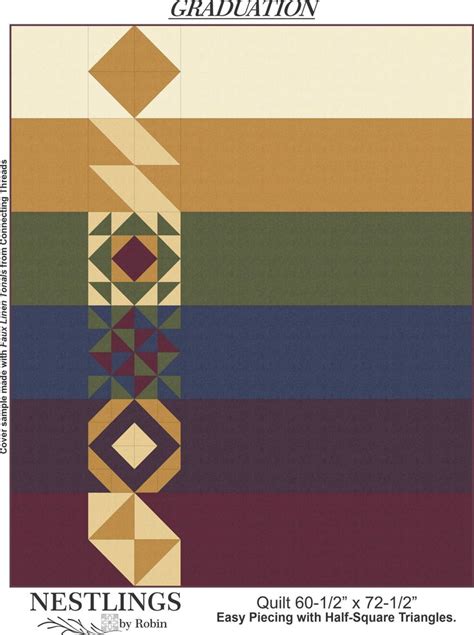 Graduation Pdf Quilt Pattern Etsy Quilt Patterns Pdf Quilt Pattern