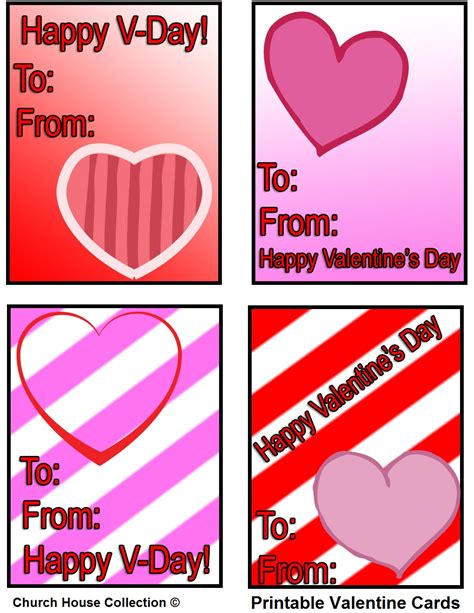 Valentine S Day Printable Cards