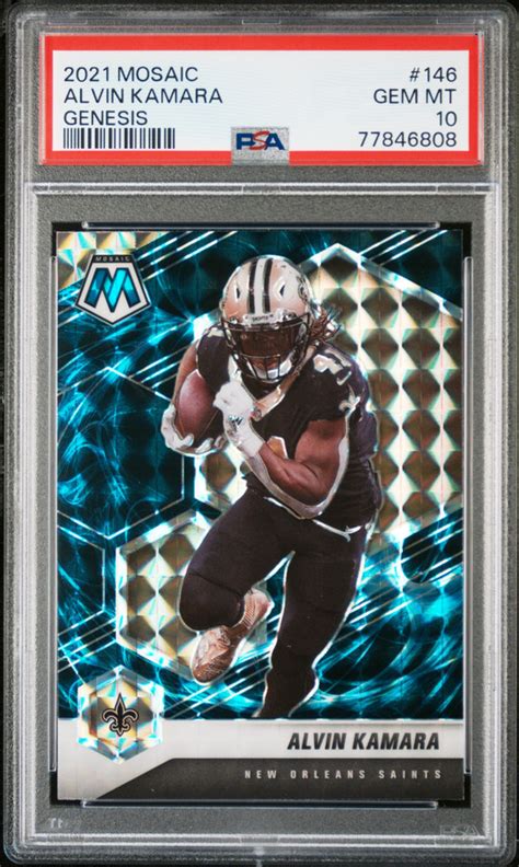 2021 Panini Mosaic Alvin Kamara 146 PSA 10 Genesis EBay