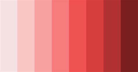 Shades Of Red Color Palette ColorDrop