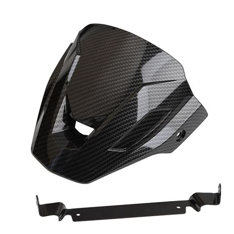 Mokuo Motorcycle Carbon Fibre Decorative Windshield Fit For Honda Grom