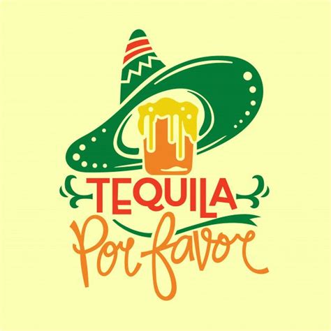 Premium Vector Cinco De Mayo Illustration With Tequila Sombrero Hat