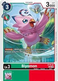 Set Phoenixmon X Garudamon Biyomon Kfc Deck Myp Cards